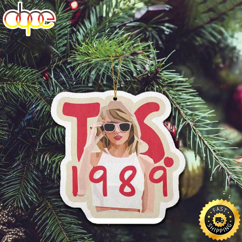 1989 Taylors Version For Taylor Swift Fans Christmas Holiday Ornament Rc8s8t