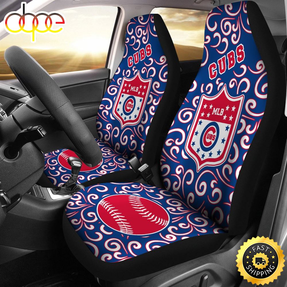 Artist SUV Chicago Cubs Seat Covers Sets For Car Lo2bpp