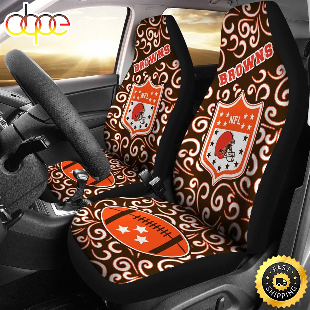 Artist SUV Cleveland Browns Seat Covers Sets For Car Dx09gm