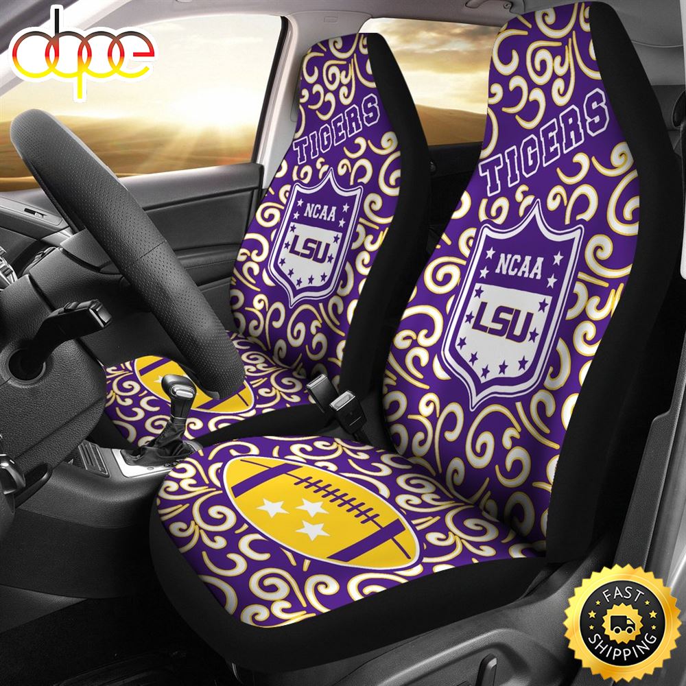 Artist SUV LSU Tigers Seat Covers Sets For Car Hi47gv