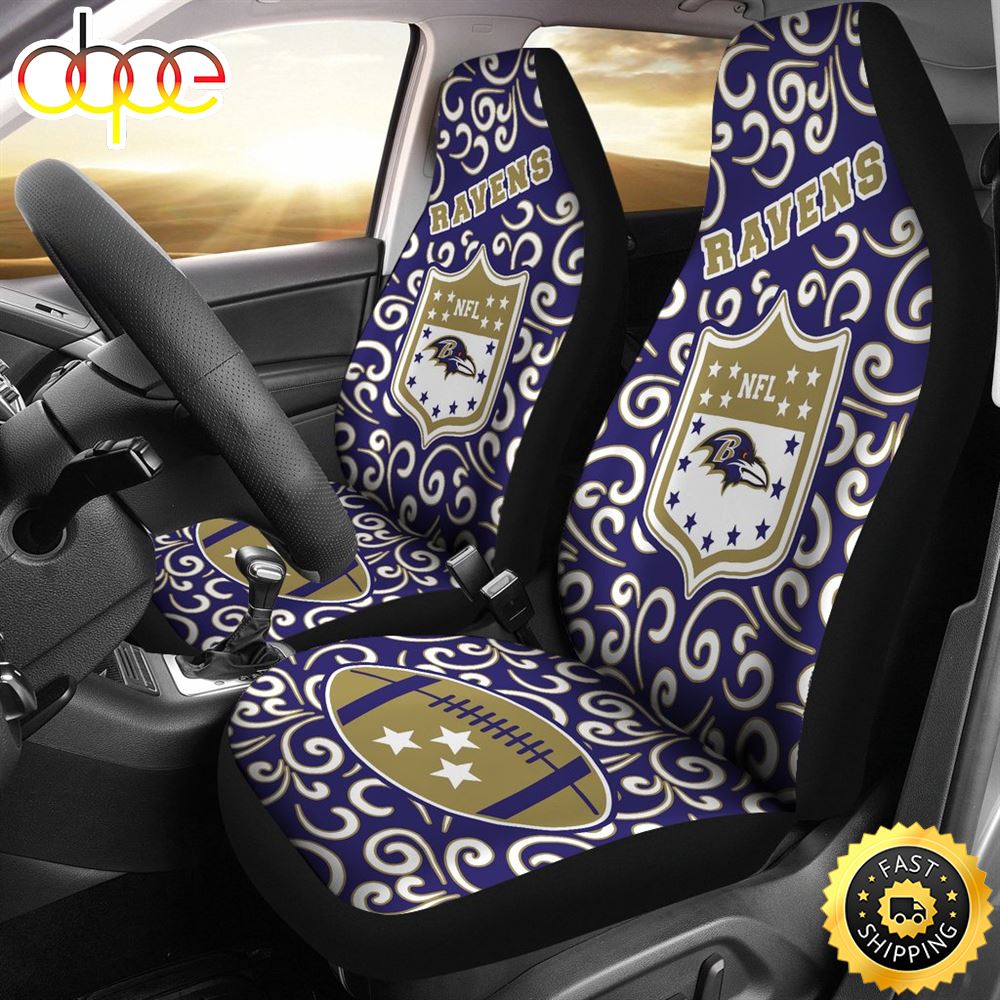 Artist Suv Baltimore Ravens Seat Covers Sets Tbyiht