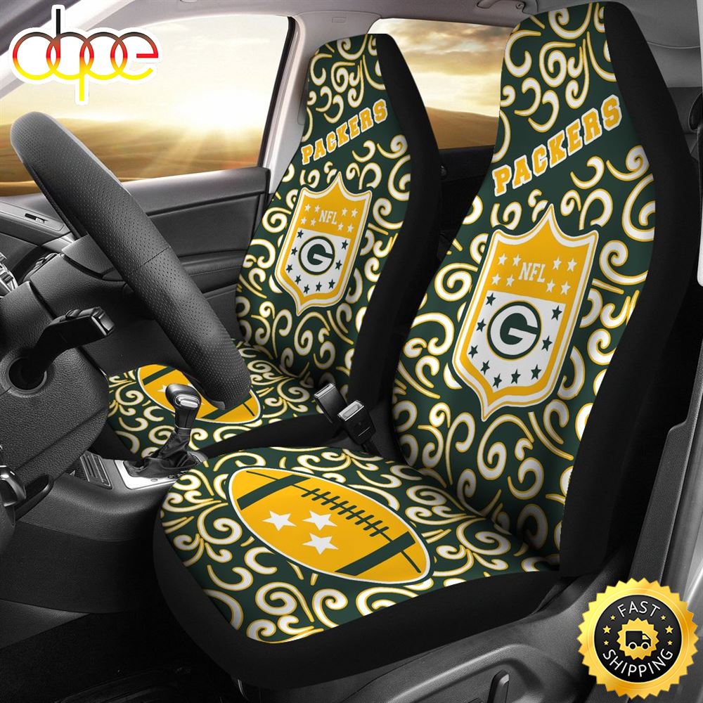 Artist Suv Green Bay Packers Seat Covers Sets For Car P0ft6x