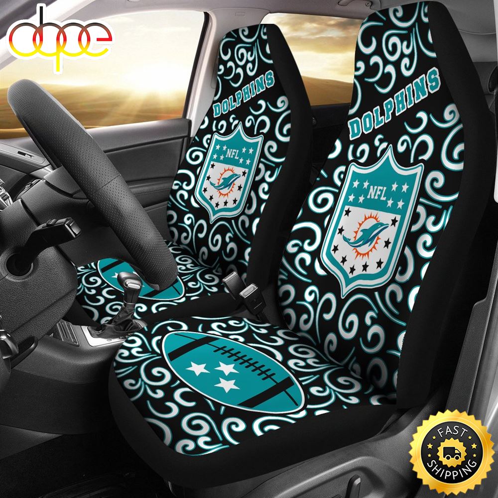 Artist Suv Miami Dolphins Seat Covers Sets For Car D9gdz0