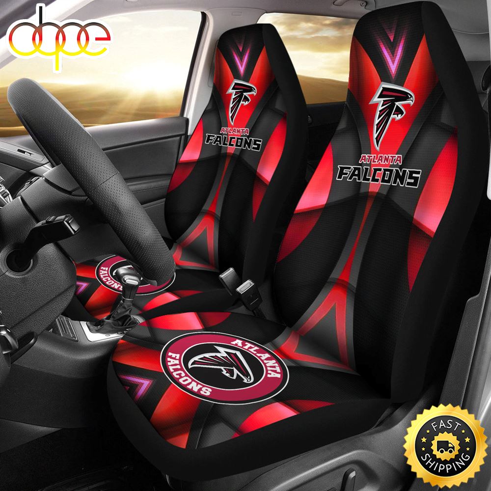 Atlanta Falcons American Football Club Skull Car Seat Covers Nfl Car Bsblb9