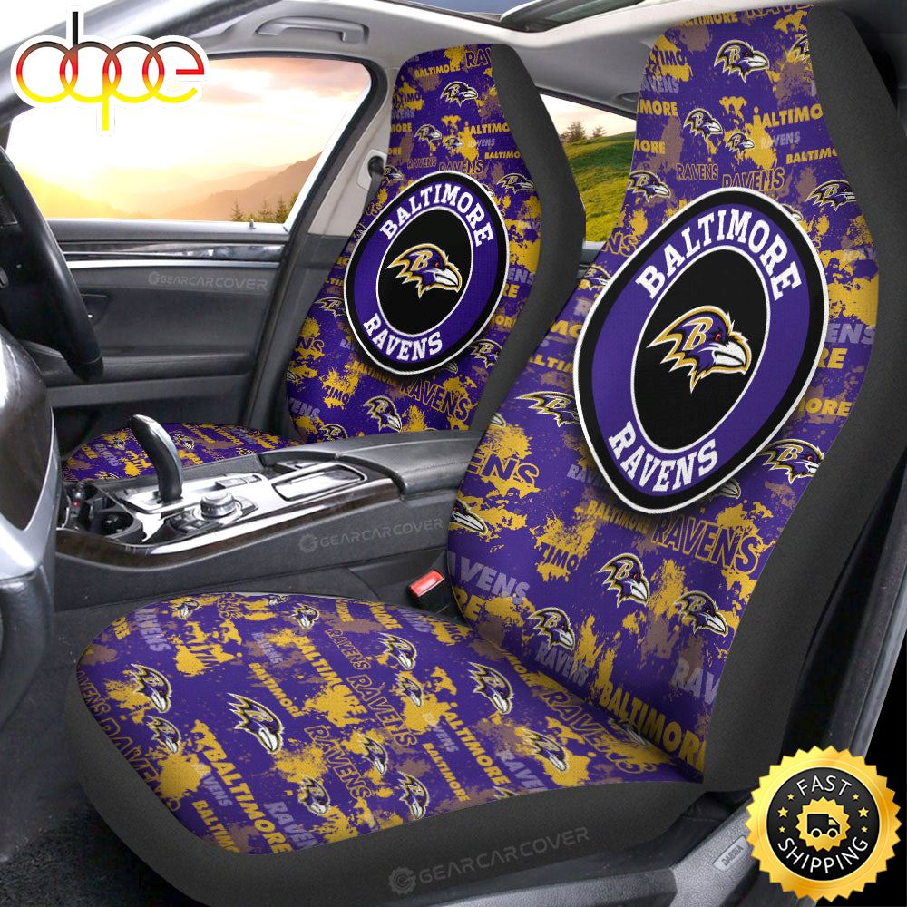Baltimore Ravens Car Seat Covers Custom Car Accessories Yculgs