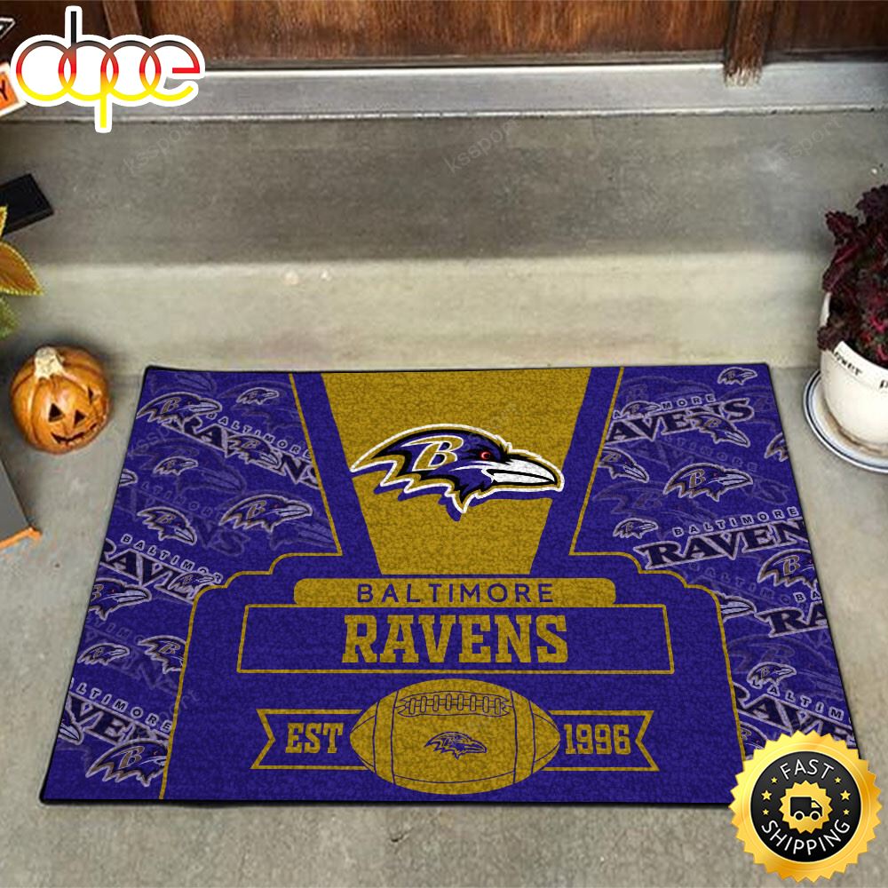 Baltimore Ravens NFL Doormat For This Season Kimeci