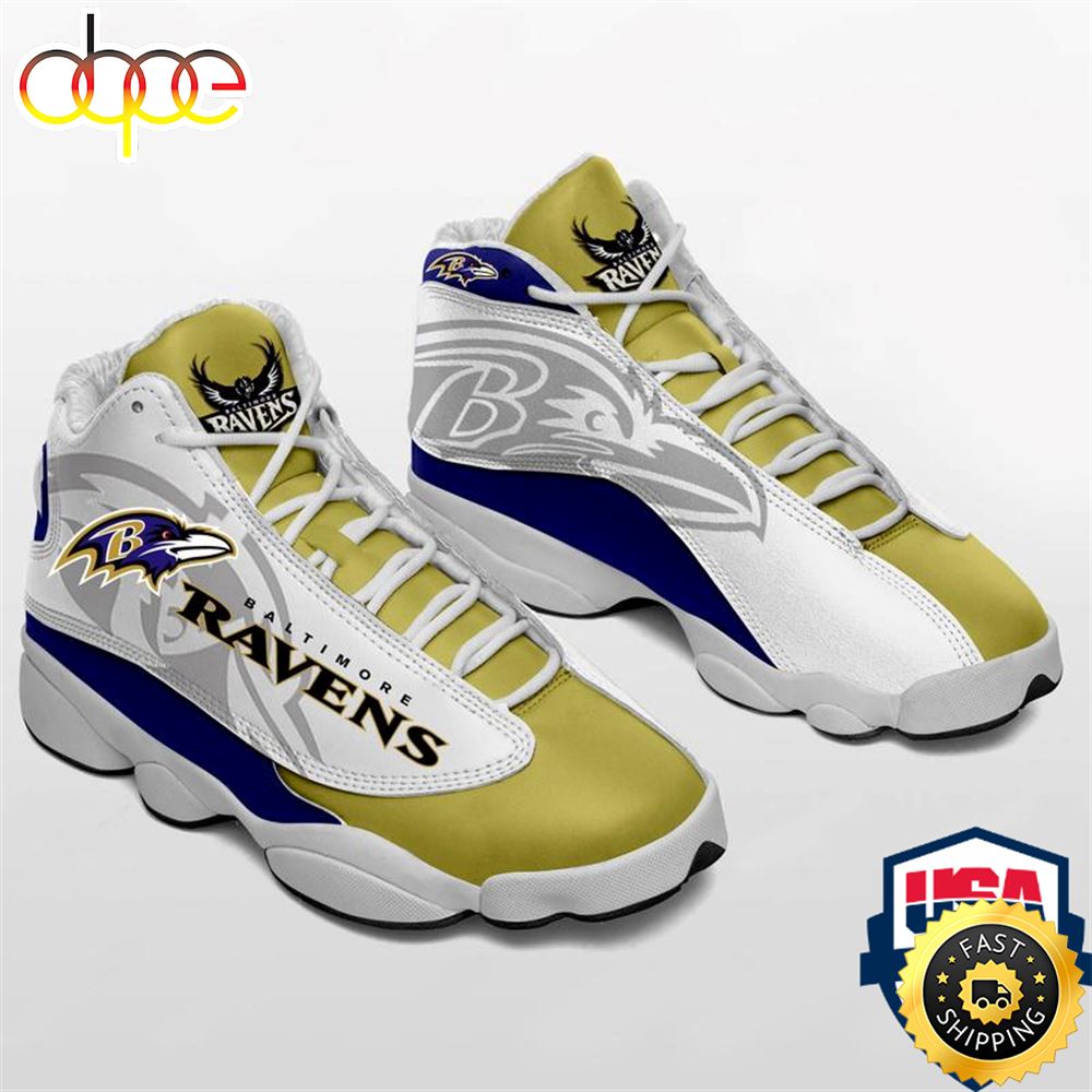 Baltimore Ravens Nfl Ver 3 Air Jordan 13 Sneaker Bucu67