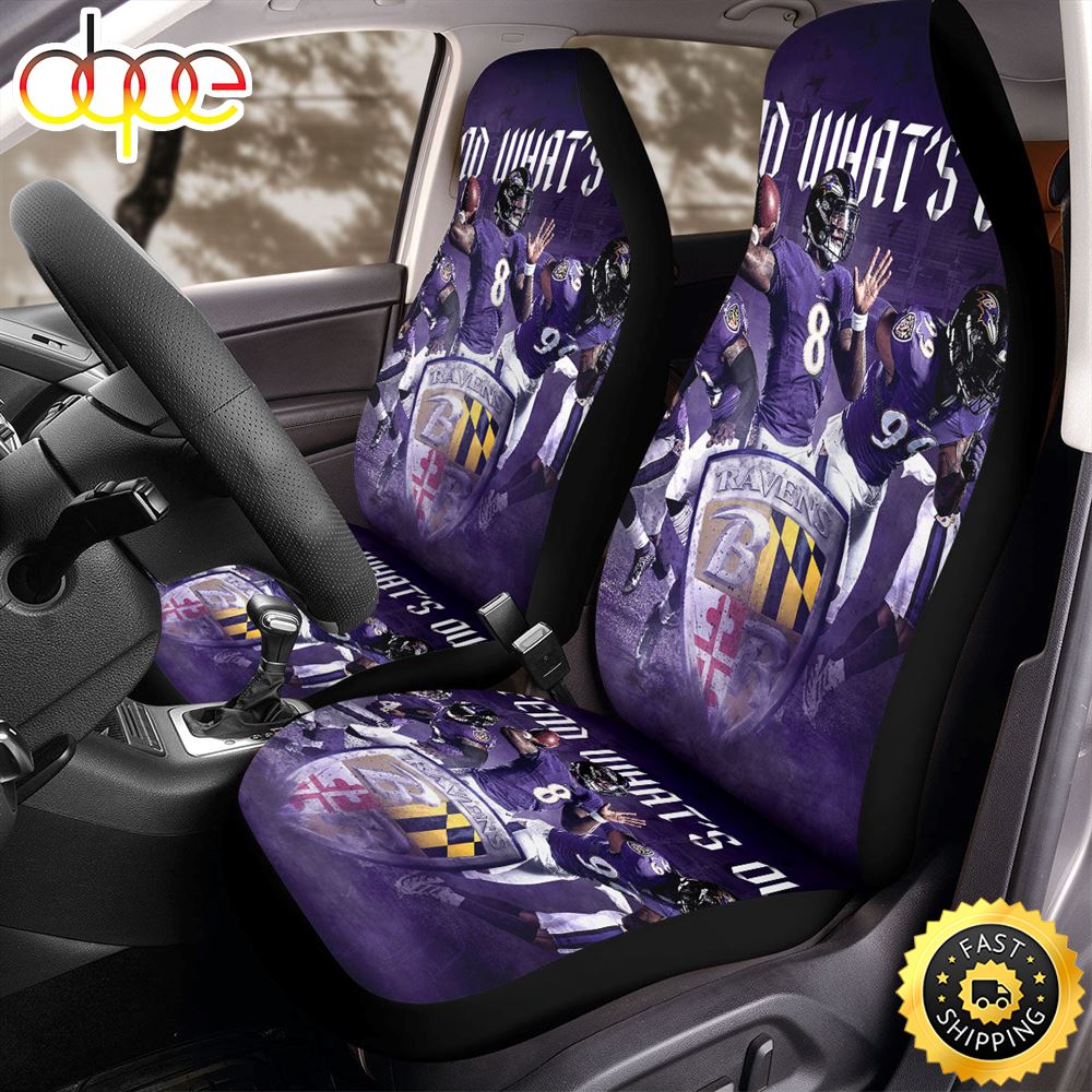 Baltimore Ravens Powerful Player Car Seat Covers Plhxbw