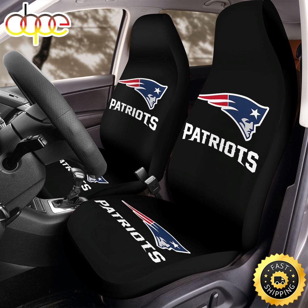 Black New England Patriots Car Seat Covers Qmffui