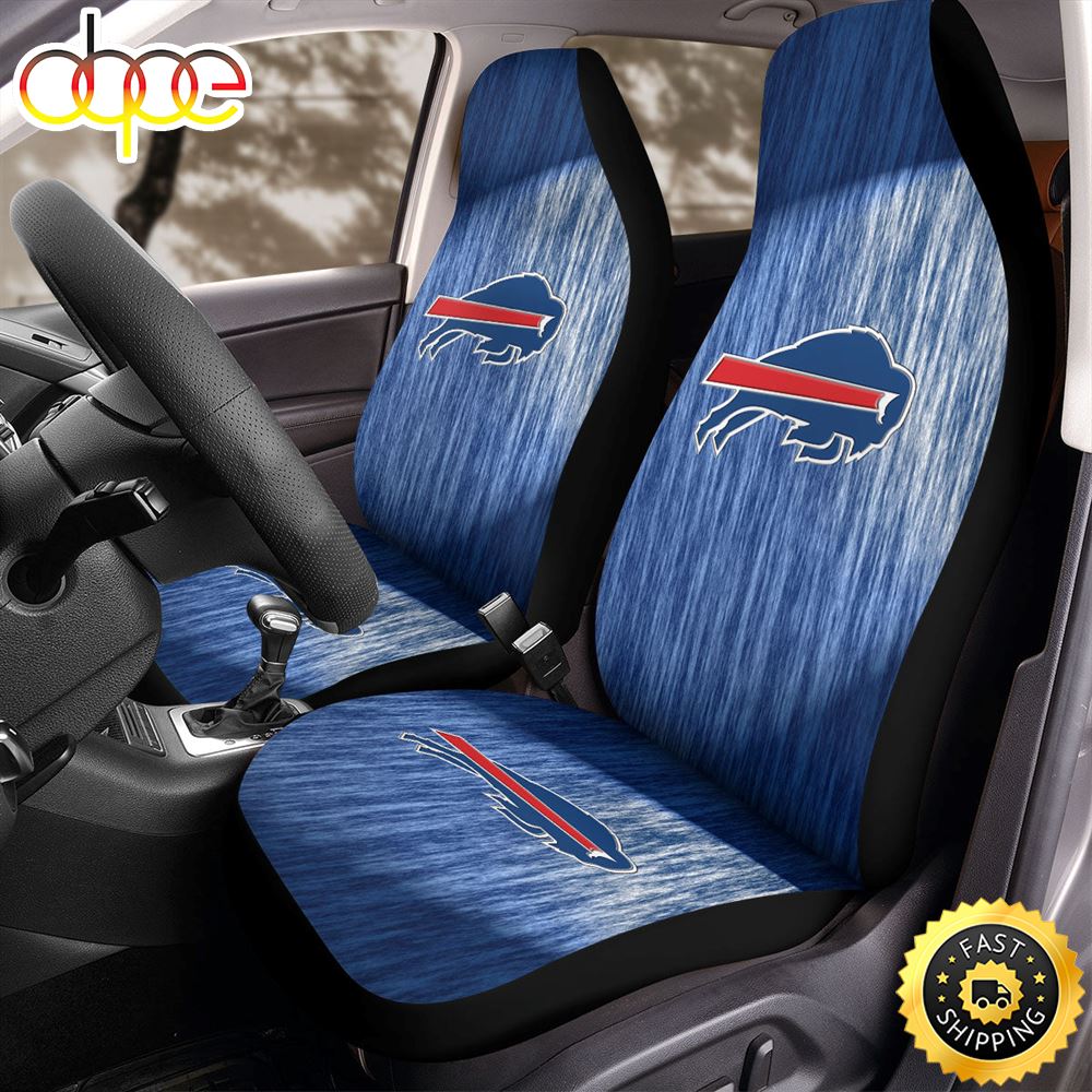 Buffalo Bills 2 Car Seat Covers Z50klh