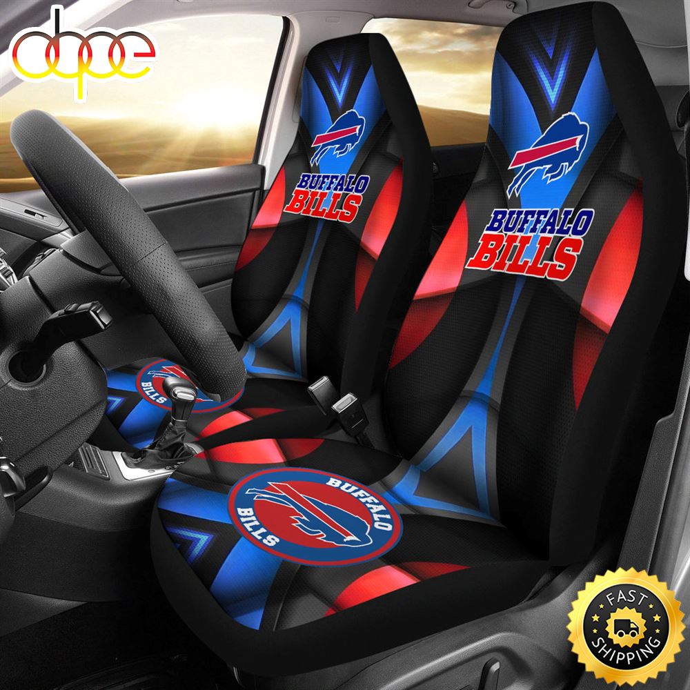 Buffalo Bills American Football Club Skull Car Seat Covers Nfl Car Accessories Custom Mf8jai