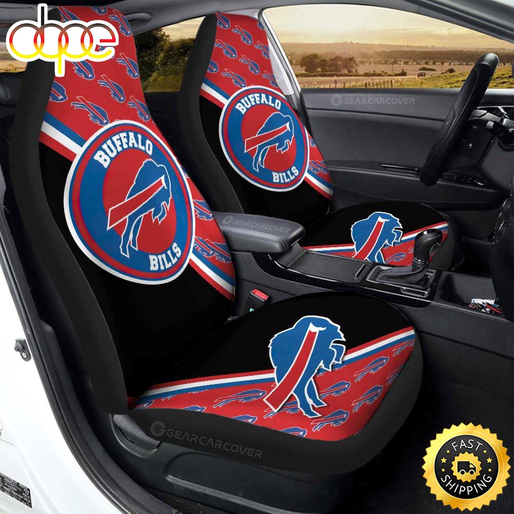 Buffalo Bills Car Seat Covers Custom Car Accessories For Fans L0djtl
