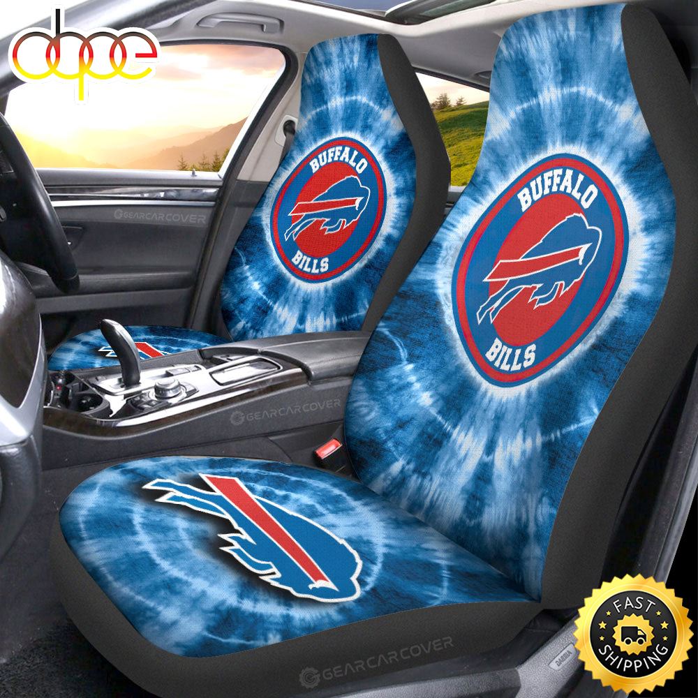 Buffalo Bills Car Seat Covers Custom Tie Dye Car Accessories Aqzreg
