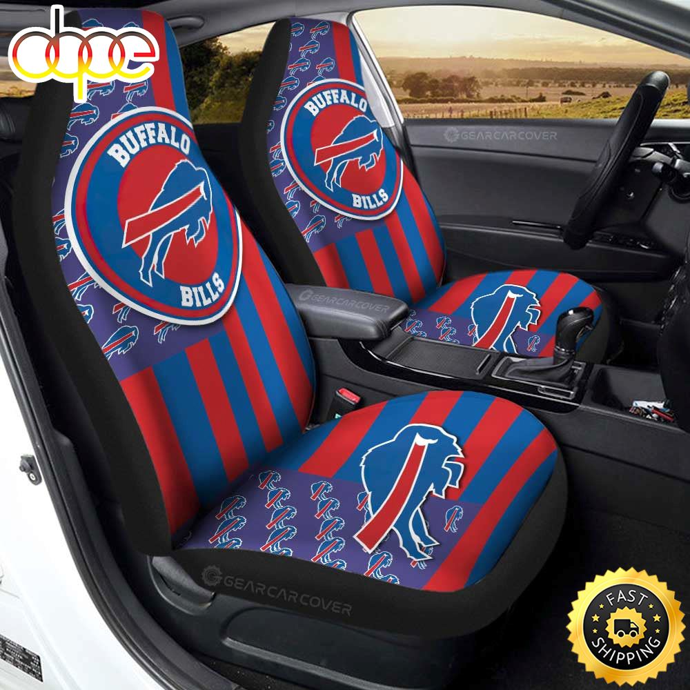 Buffalo Bills Car Seat Covers Custom Us Flag Style Nmlrld