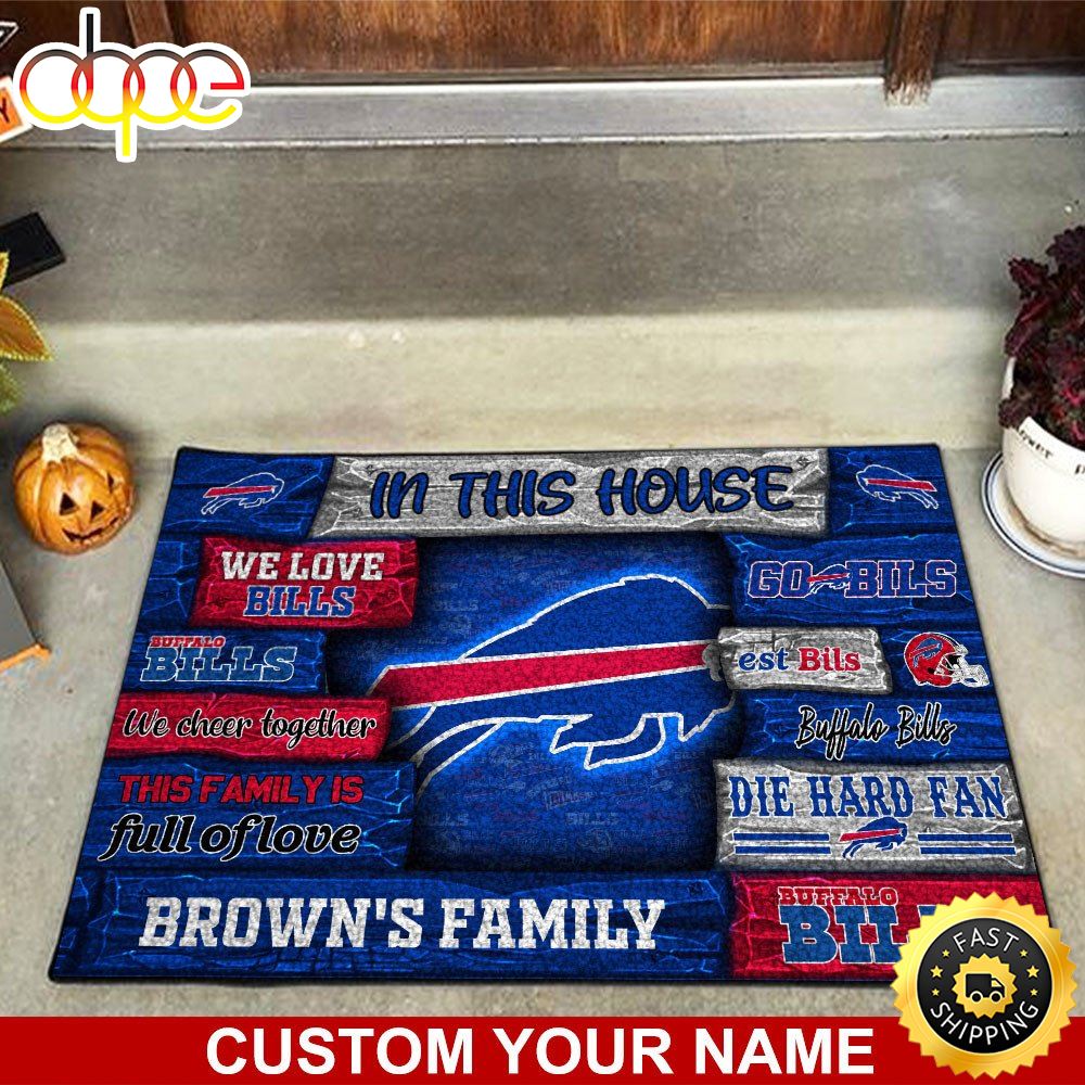 Buffalo Bills NFL Custom Doormat For Couples This Year Polxj3