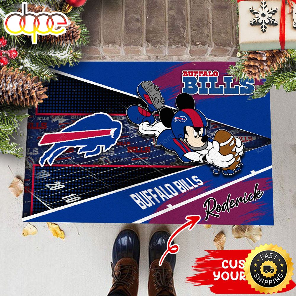 Buffalo Bills NFL Custom Doormat For This Season R0dxy5