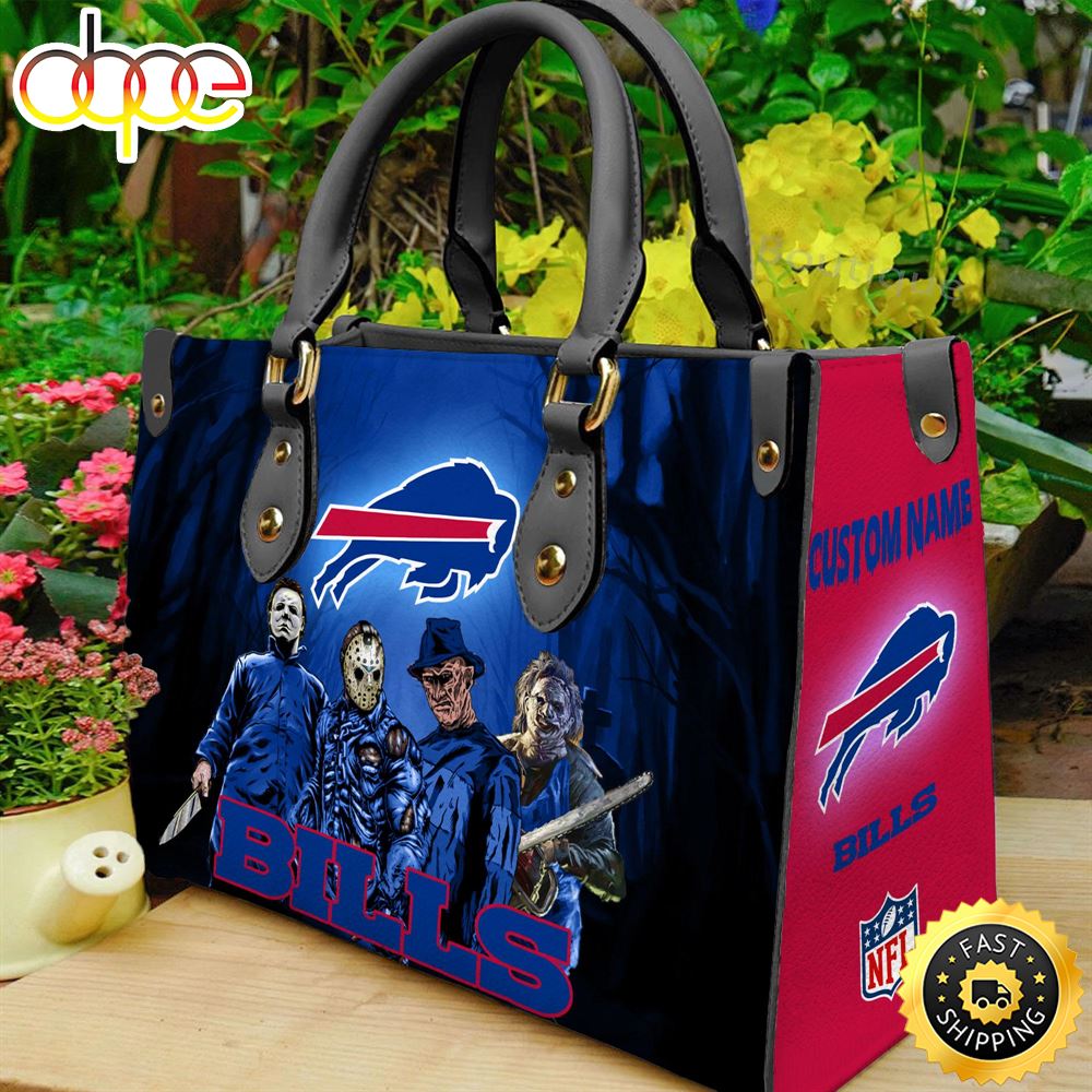 Buffalo Bills NFL Halloween Women Leather Hand Bag Xhbway