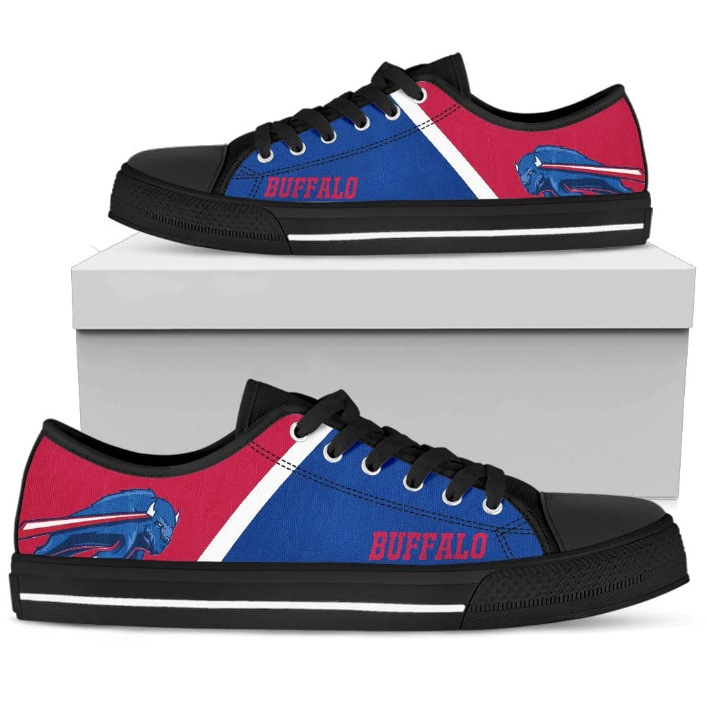 Buffalo Bills Shoes Casual Canvas Tennis Low Top Shoes Utb10l