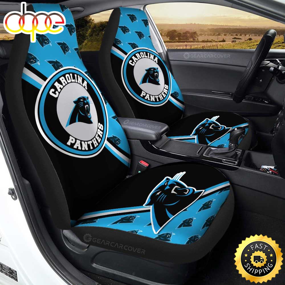 Carolina Panthers Car Seat Covers Custom Car Accessories For Fans P40ahc