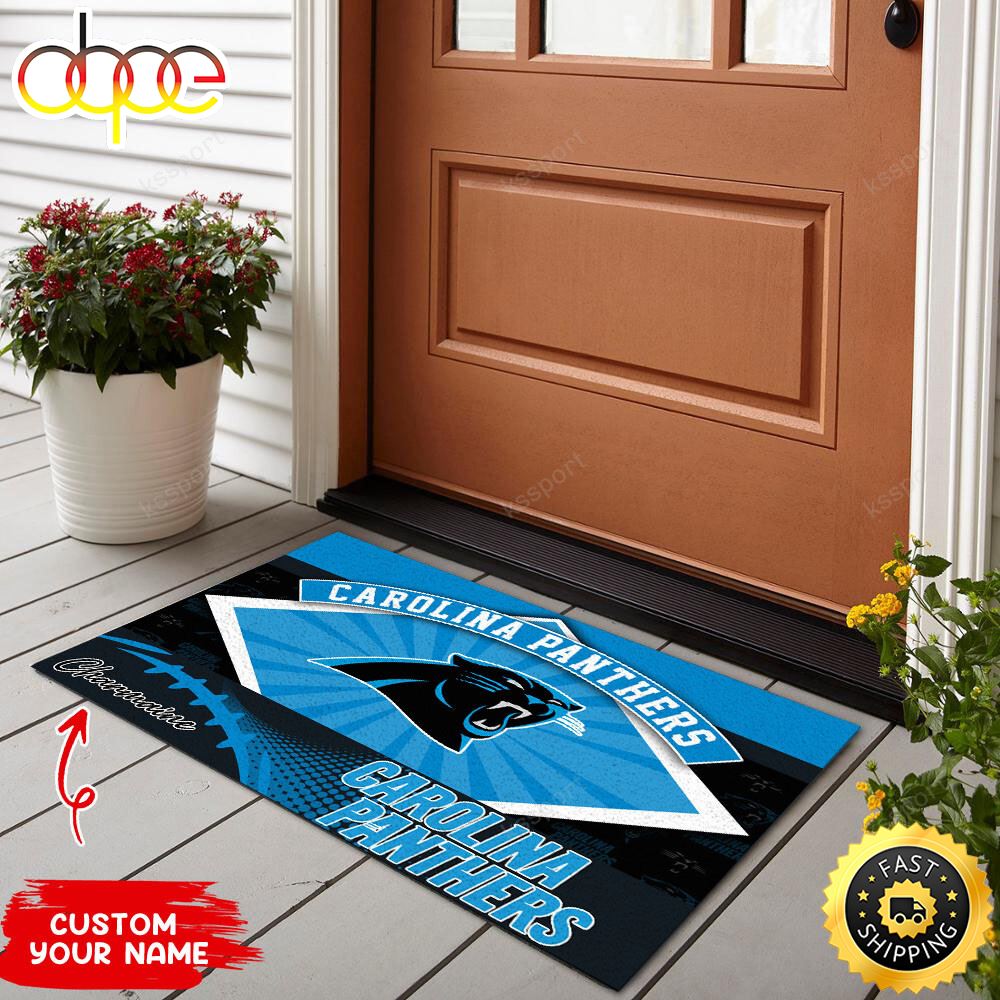 Carolina Panthers NFL Personalized Doormat For This Season Jlbruw
