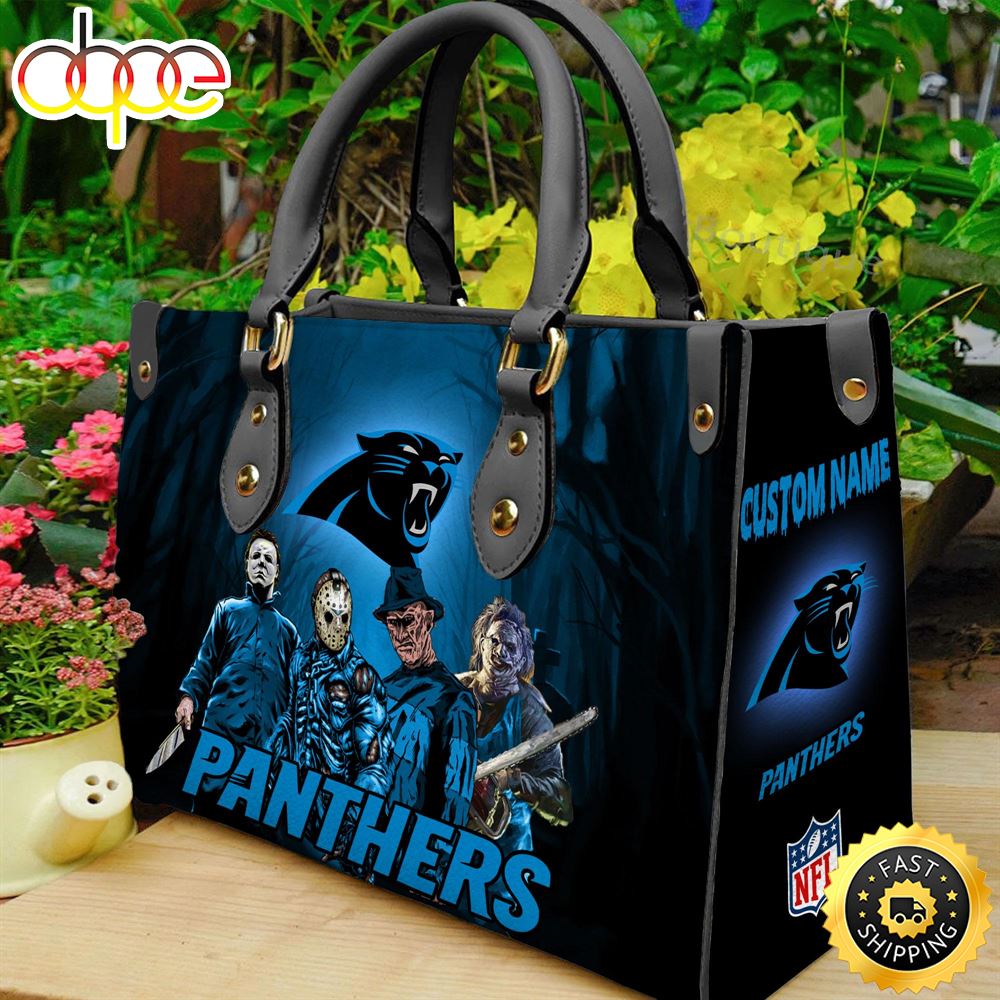 Carolina Panthers NFL Halloween Women Leather Hand Bag A5zl4s