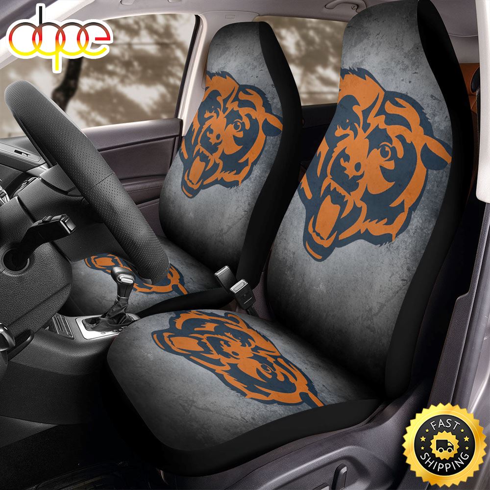 Chicago Bears 3 Car Seat Covers Bps6fr