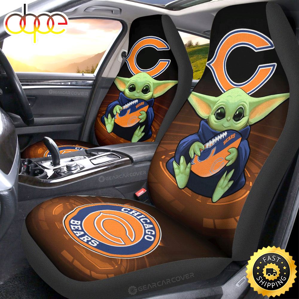 Chicago Bears Car Seat Covers Custom Car Accessories For Fan D74ogd