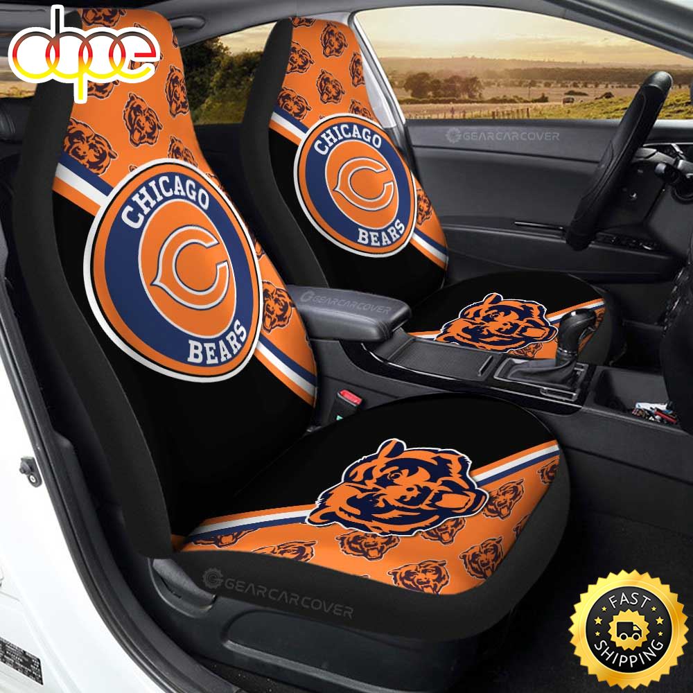 Chicago Bears Car Seat Covers Custom Car Accessories For Fans 6161 Jcrpqn