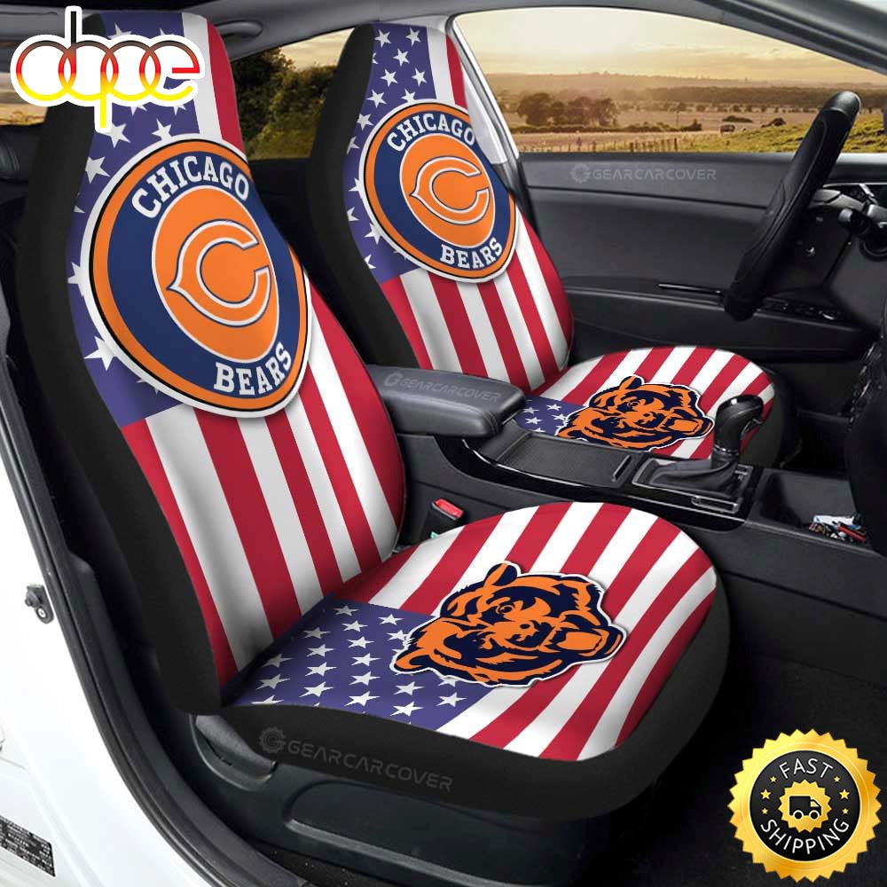 Chicago Bears Car Seat Covers Custom Car Decor Accessories Etv9tm
