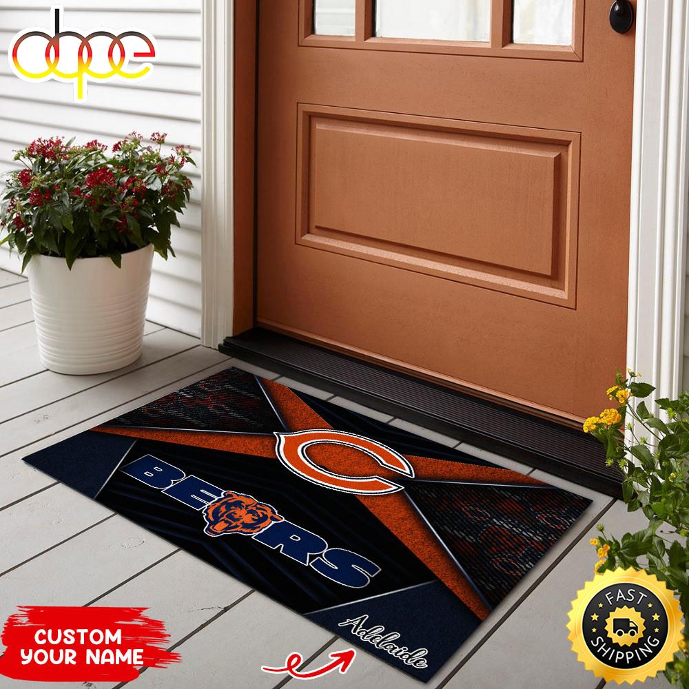 Chicago Bears NFL Custom Doormat For Sports Enthusiast This Year Qvyxzi