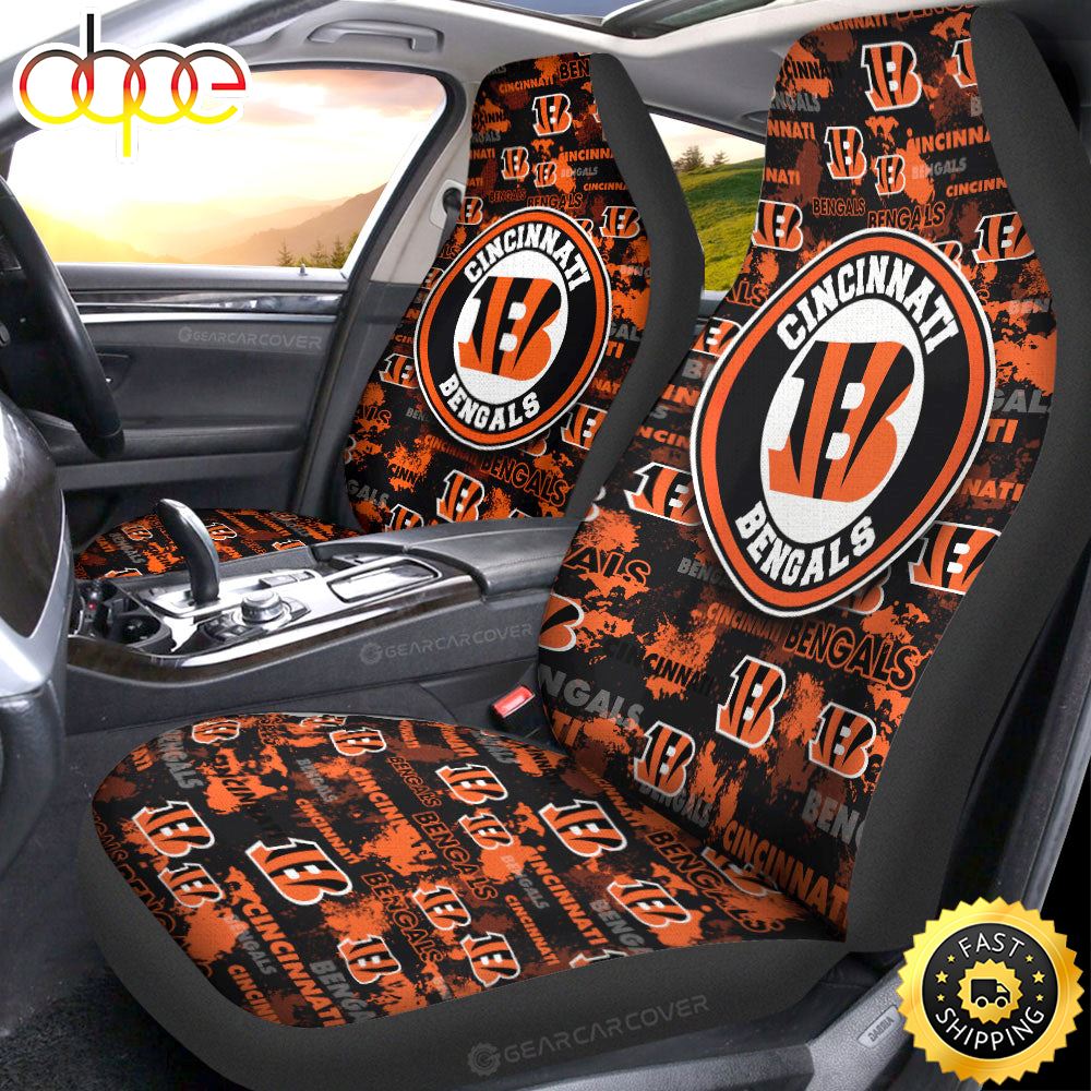 Cincinnati Bengals Car Seat Covers Custom Car Accessories 5049 Cvutpl