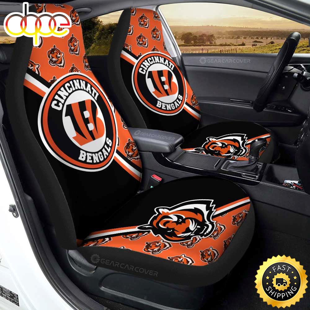 Cincinnati Bengals Car Seat Covers Custom Car Accessories For Fans 8755 Cajl85