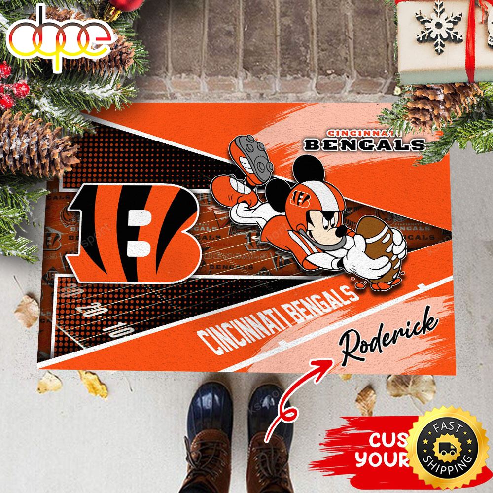 Cincinnati Bengals NFL Custom Doormat For This Season Nqjw0a