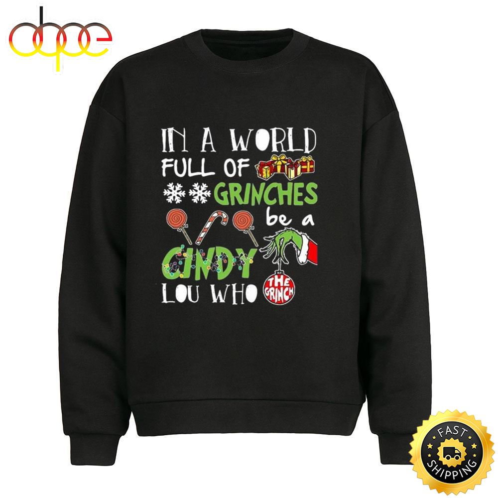 Cindy Lou Who Grinch Christmas T Shirt Yylrui