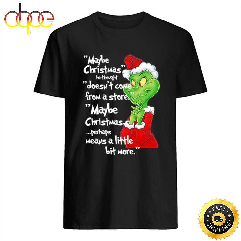 Classic Dr. Seuss How The Grinch Stole Christmas Vintage Quote Shirt ...