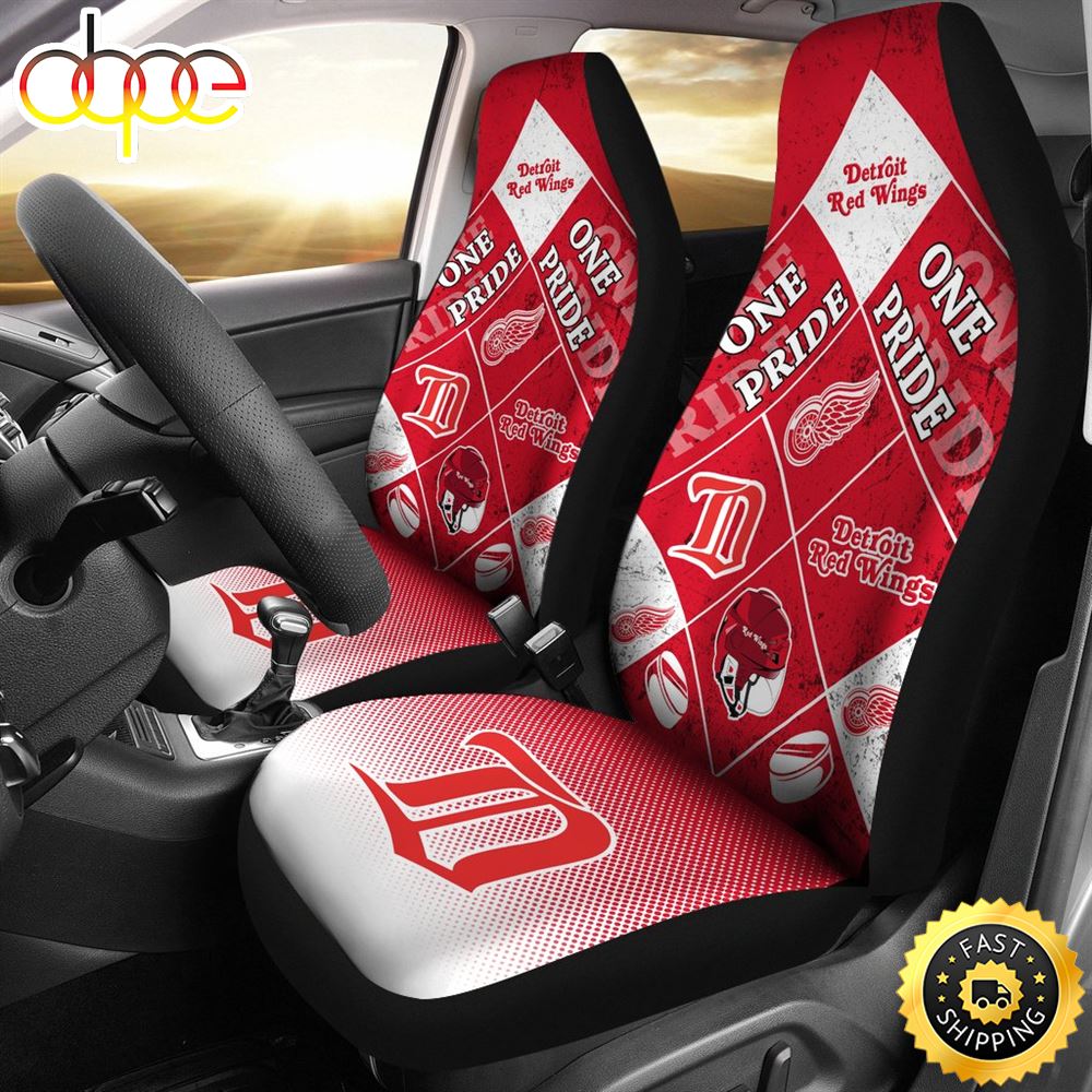 Colorful Pride Flag Detroit Red Wings Car Seat Covers D09dpj