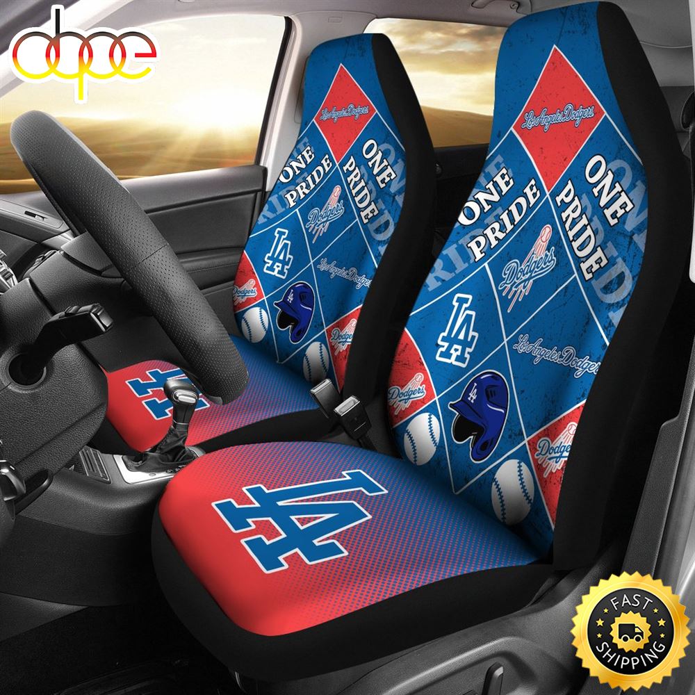 Colorful Pride Flag Los Angeles Dodgers Car Seat Covers Ae7pf5
