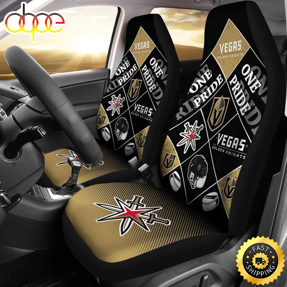 Colorful Pride Flag Vegas Golden Knights Car Seat Covers Qg28ih
