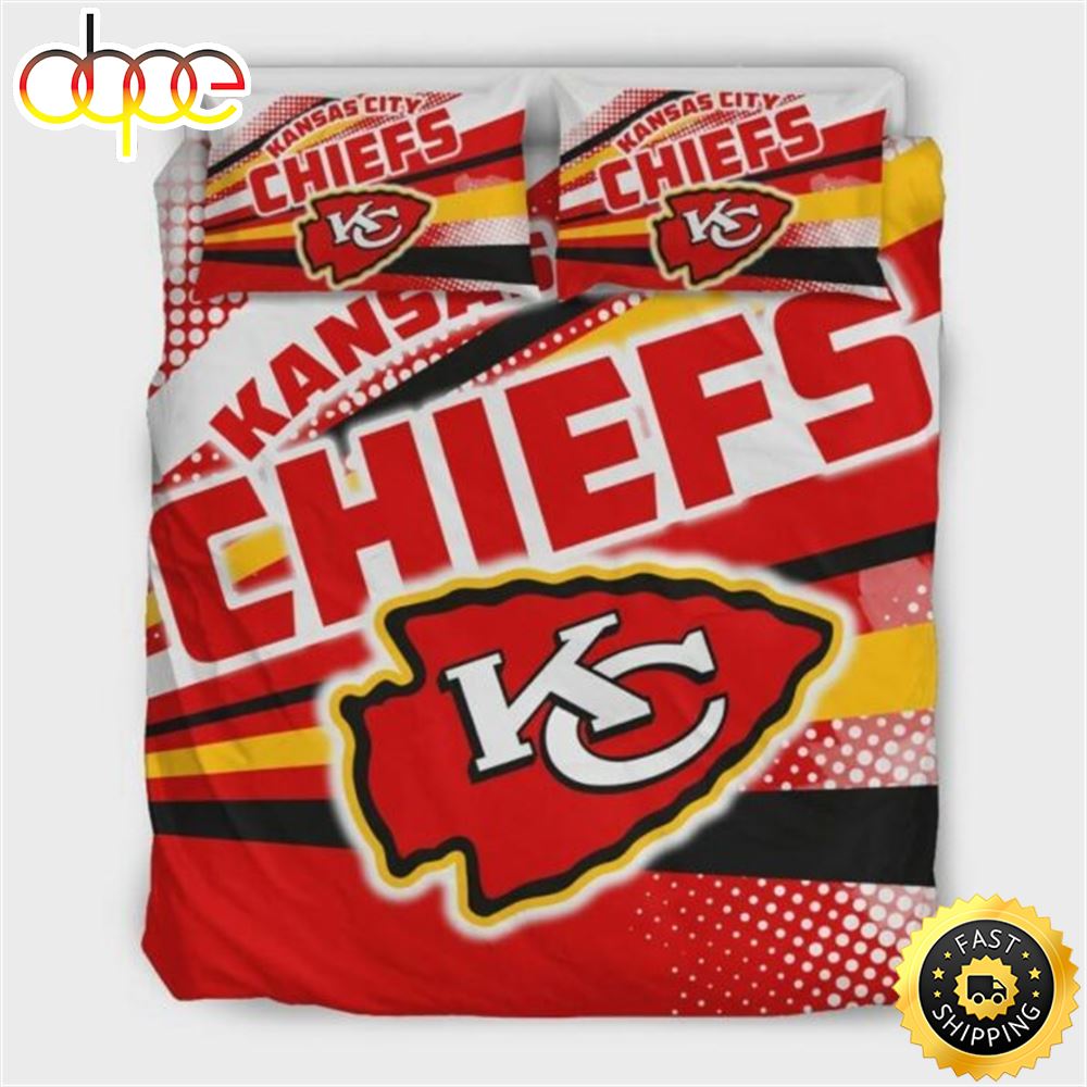 Colorful Shine Amazing Kansas City Chiefs Nfl Football Team Bedding Sets Duvet Cover Pillowcases L9rbs7