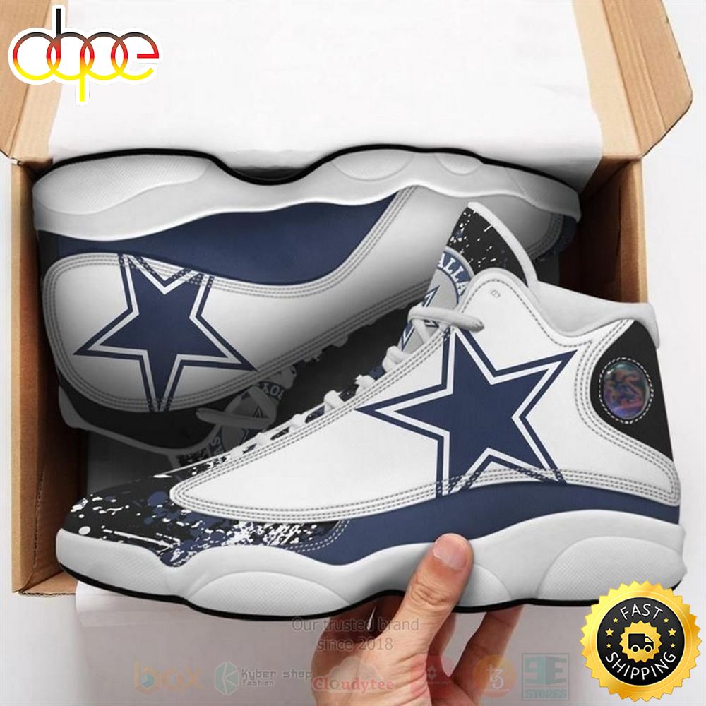 Dallas Cowboys Football Nfl Air Jordan 13 Shoes 2 Ywf8ab