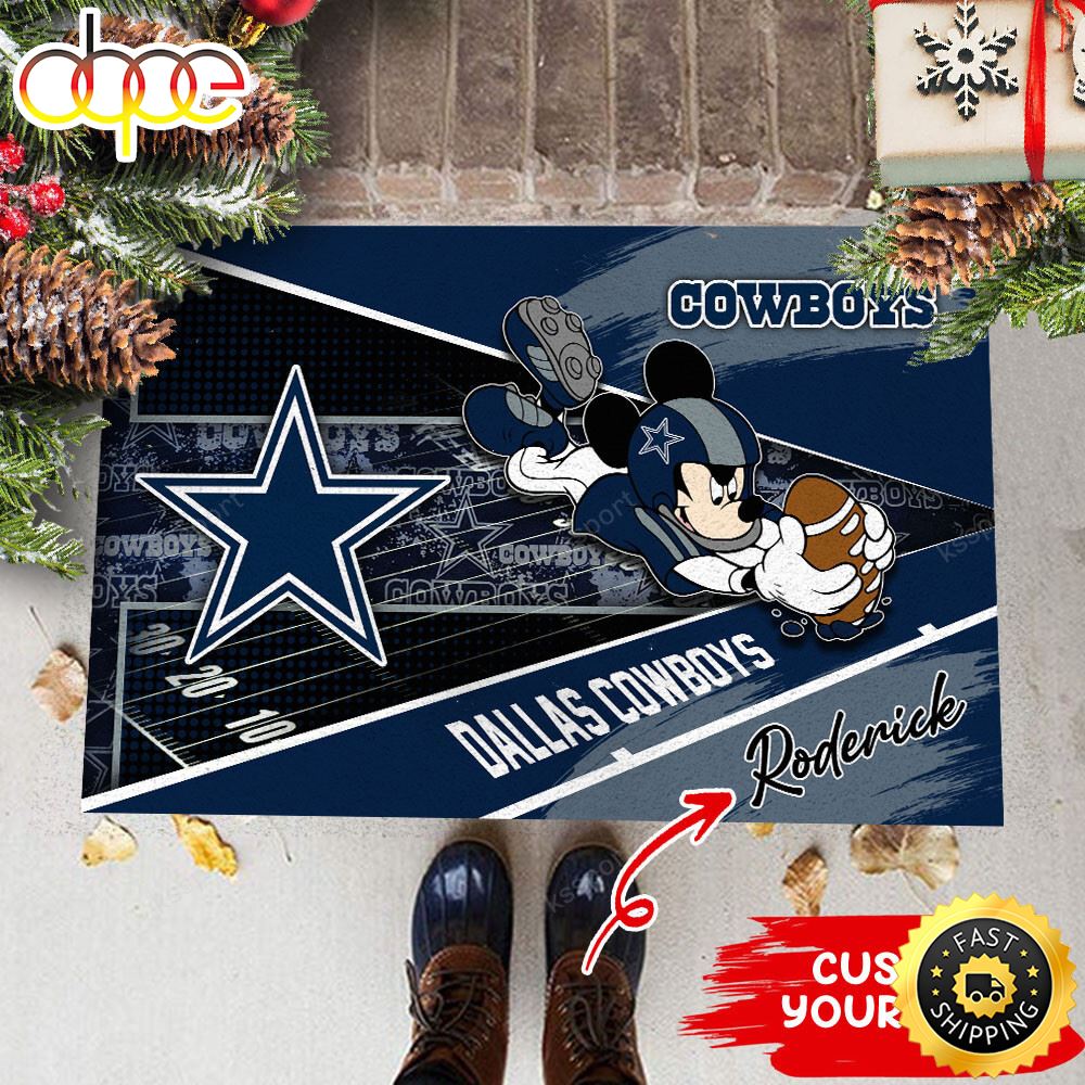 Dallas Cowboys NFL Custom Doormat For This Season Cwscgu