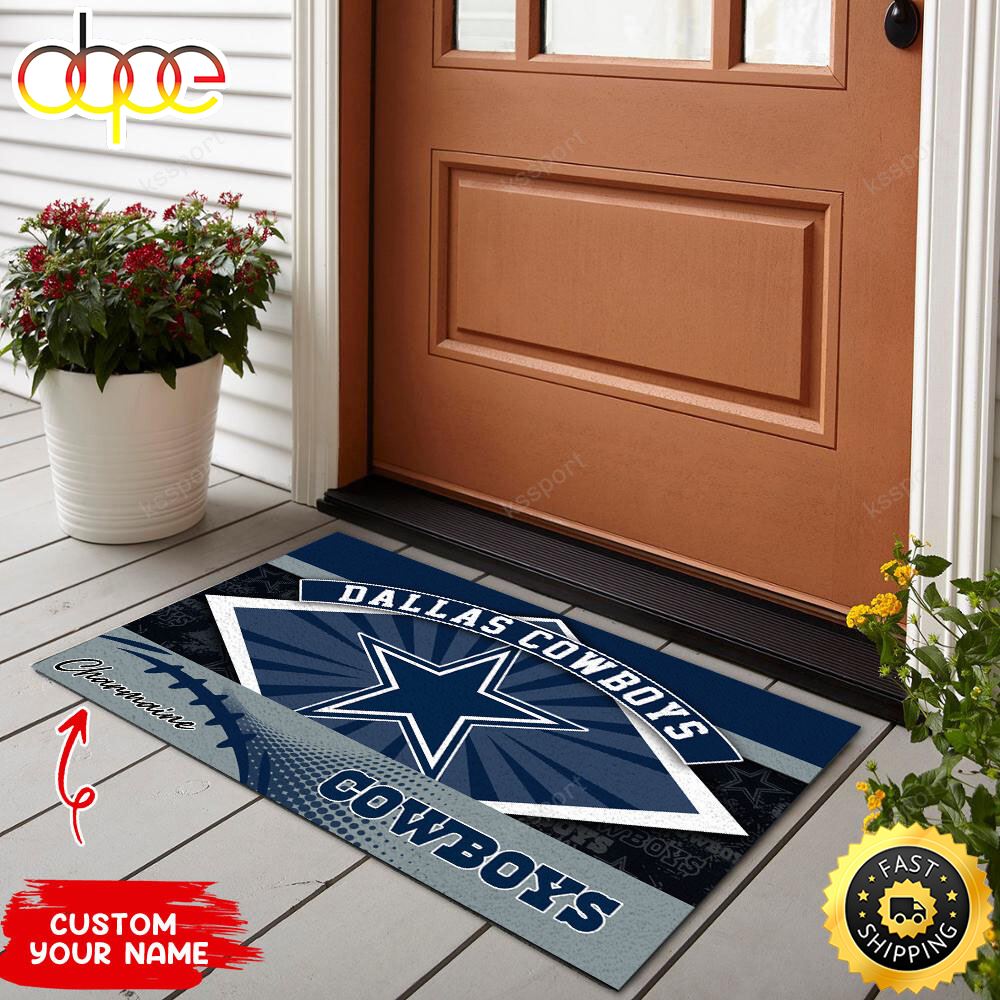 Dallas Cowboys NFL Personalized Doormat For This Season Vmssoc