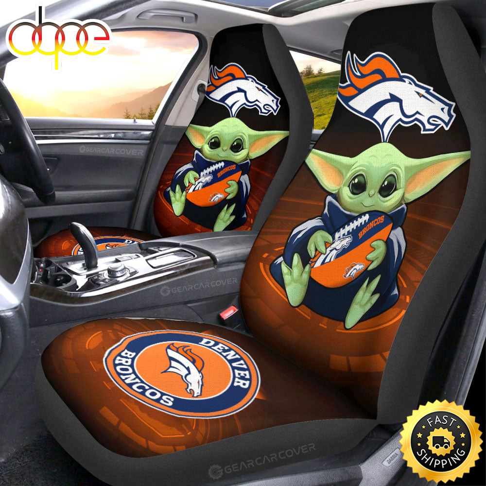 Denver Broncos Car Seat Covers Custom Car Accessories For Fan 9123 Kvsrbw