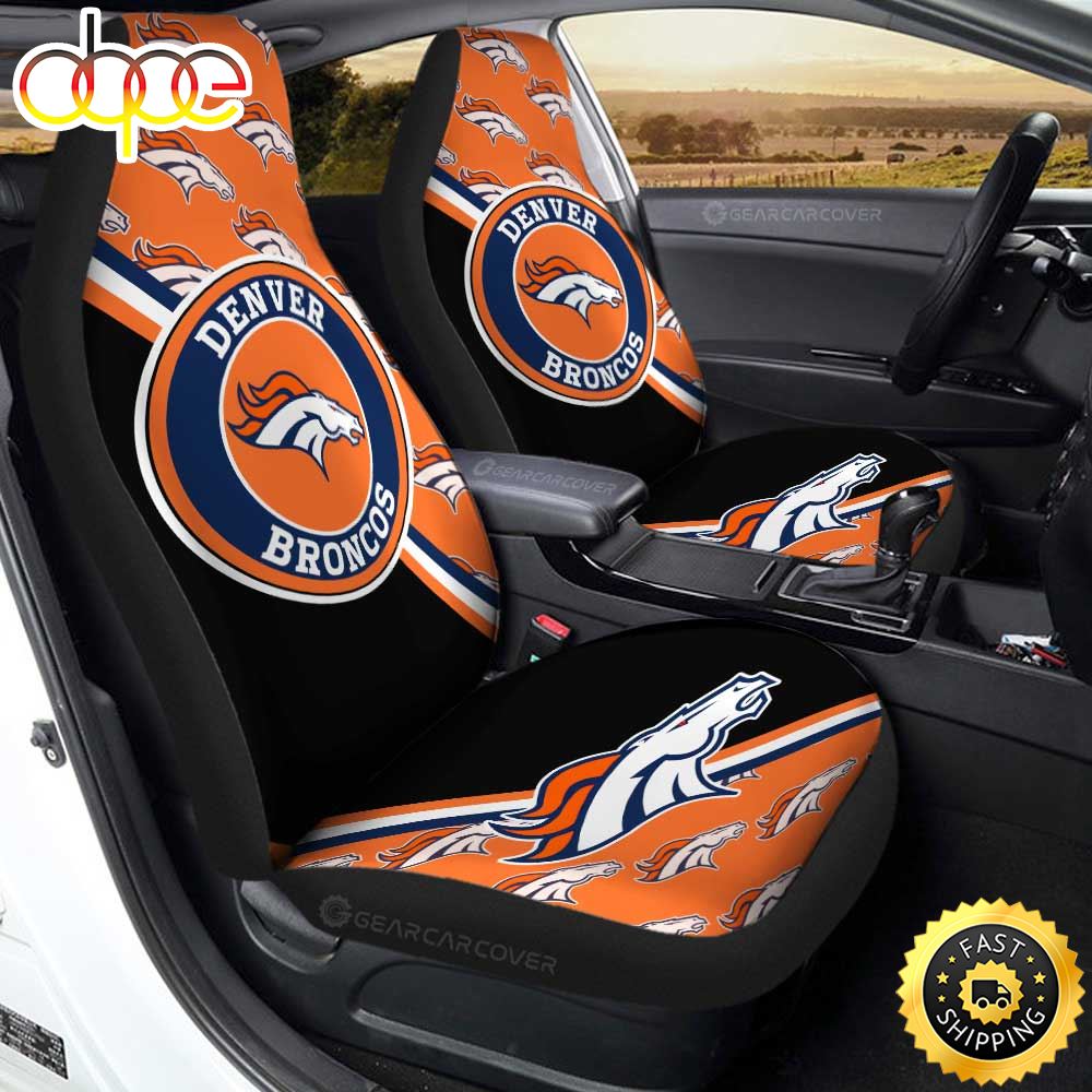 Denver Broncos Car Seat Covers Custom Car Accessories For Fans 7871 Aoyeqh