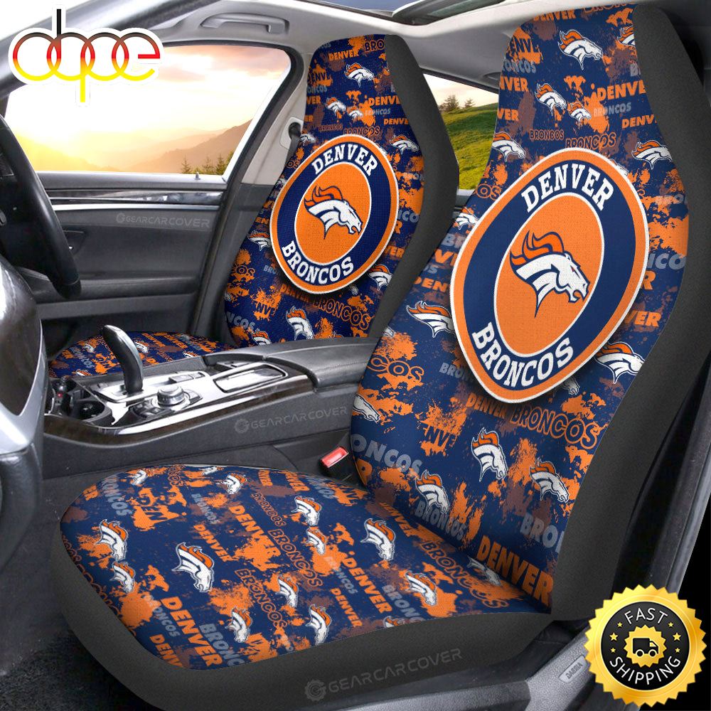 Denver Broncos Car Seat Covers Custom Car Accessories Bdstba