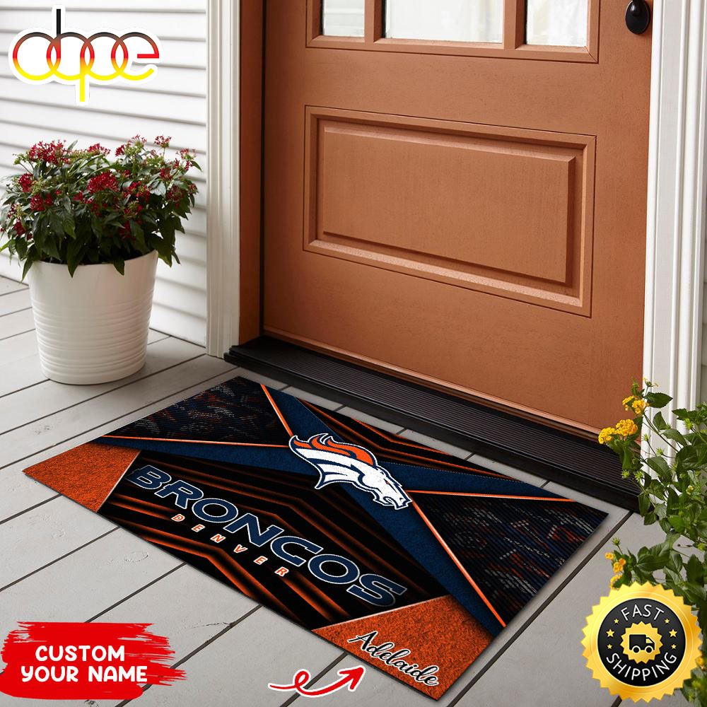 Denver Broncos NFL Custom Doormat For Sports Enthusiast This Year S9sx1a
