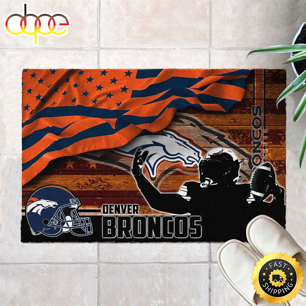 Denver Broncos NFL Doormat For Your This Sports Season Knt3gy