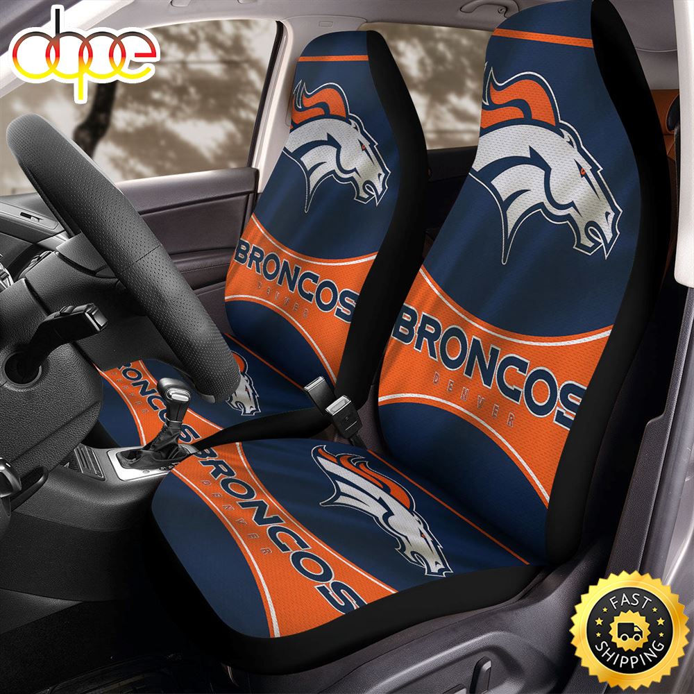 Denver Broncos Nfl Logo 1 Car Seat Covers Vsrhx2