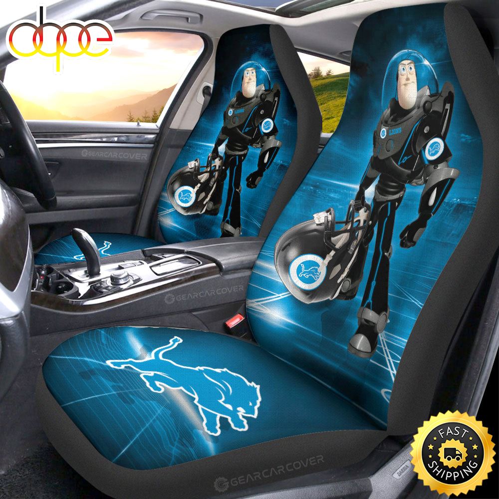 Detroit Lions Car Seat Covers Custom Car Accessories For Fan 3089 Z8oemr
