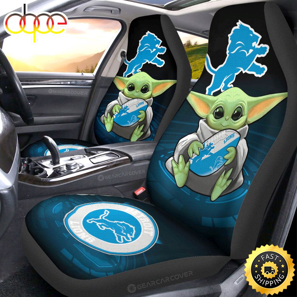 Detroit Lions Car Seat Covers Custom Car Accessories For Fan Ym0qcz